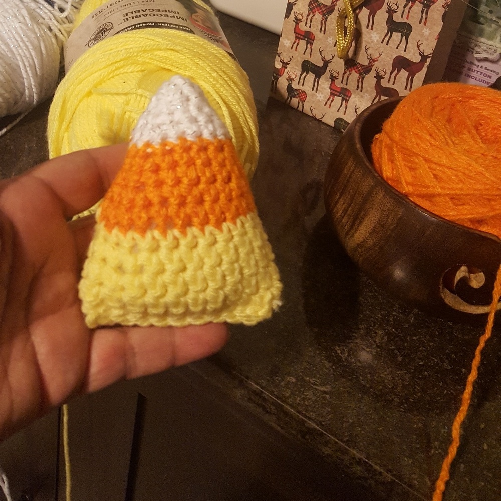 Candy corn decor